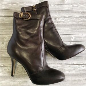 Via Spiga leather heel boot